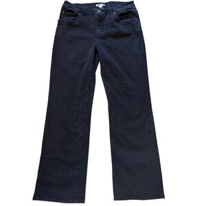 Pendleton Black Straight Leg Jeans Women’s 14 High Rise Classic Denim